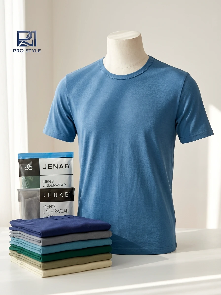 زیرپوش آستین دار مردانه جناب مدل CLASSIC FIT| خرید زیرپوش نیم‌آستین مردانه جناب